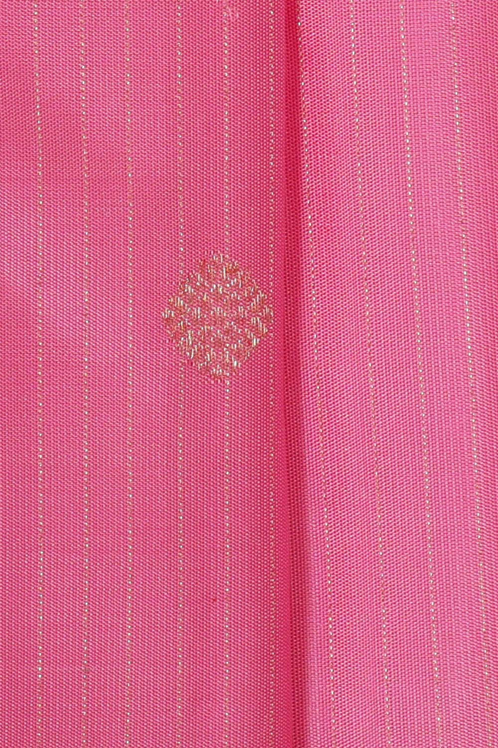 Collection of Arani Silk Pink Saree in a gallery layout