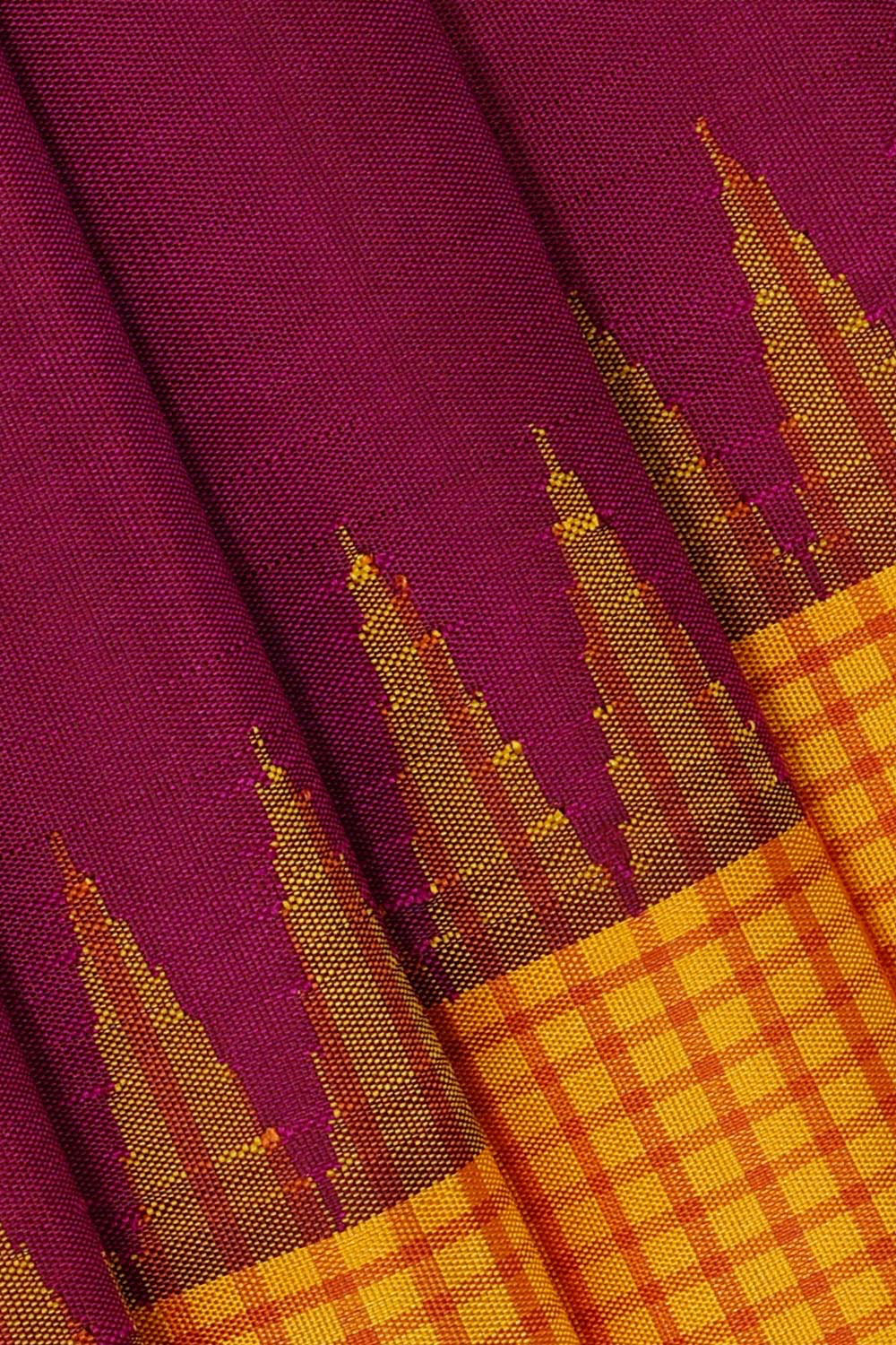 Arani Silk Magenta Saree