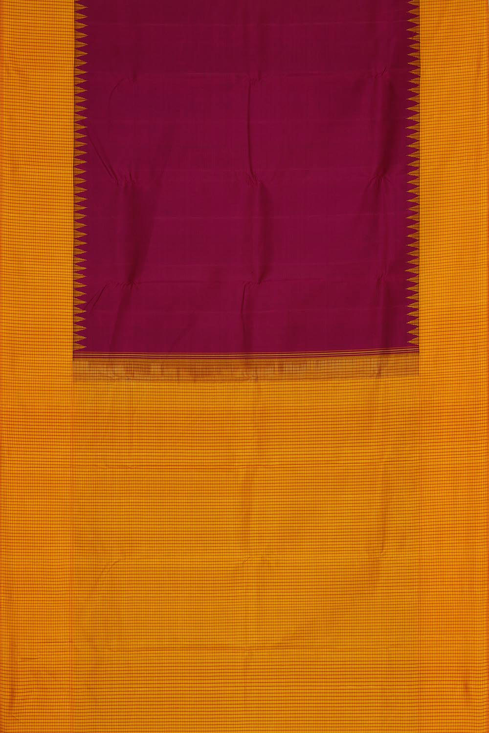 Arani Silk Magenta Saree