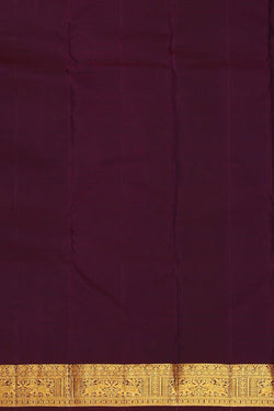 Collection of Arani Silk Dark Lavender Saree in a gallery layout