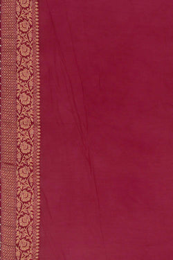 Image of Semi Georgette Wine Colour Saree