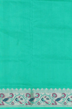 Image of Venkatagiri Silk Light Sea Green Saree