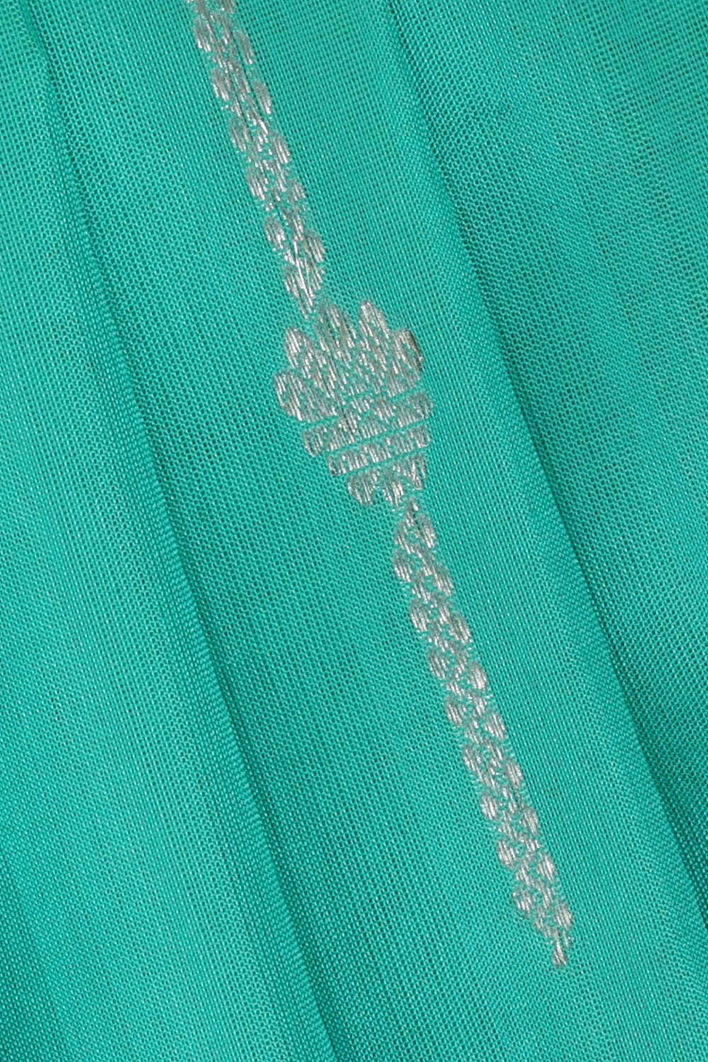 Venkatagiri Silk Sea Green Saree