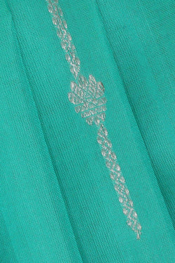 Image of Venkatagiri Silk Sea Green Saree