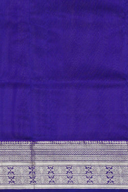 Image of Venkatagiri Silk Magenta Purple Saree