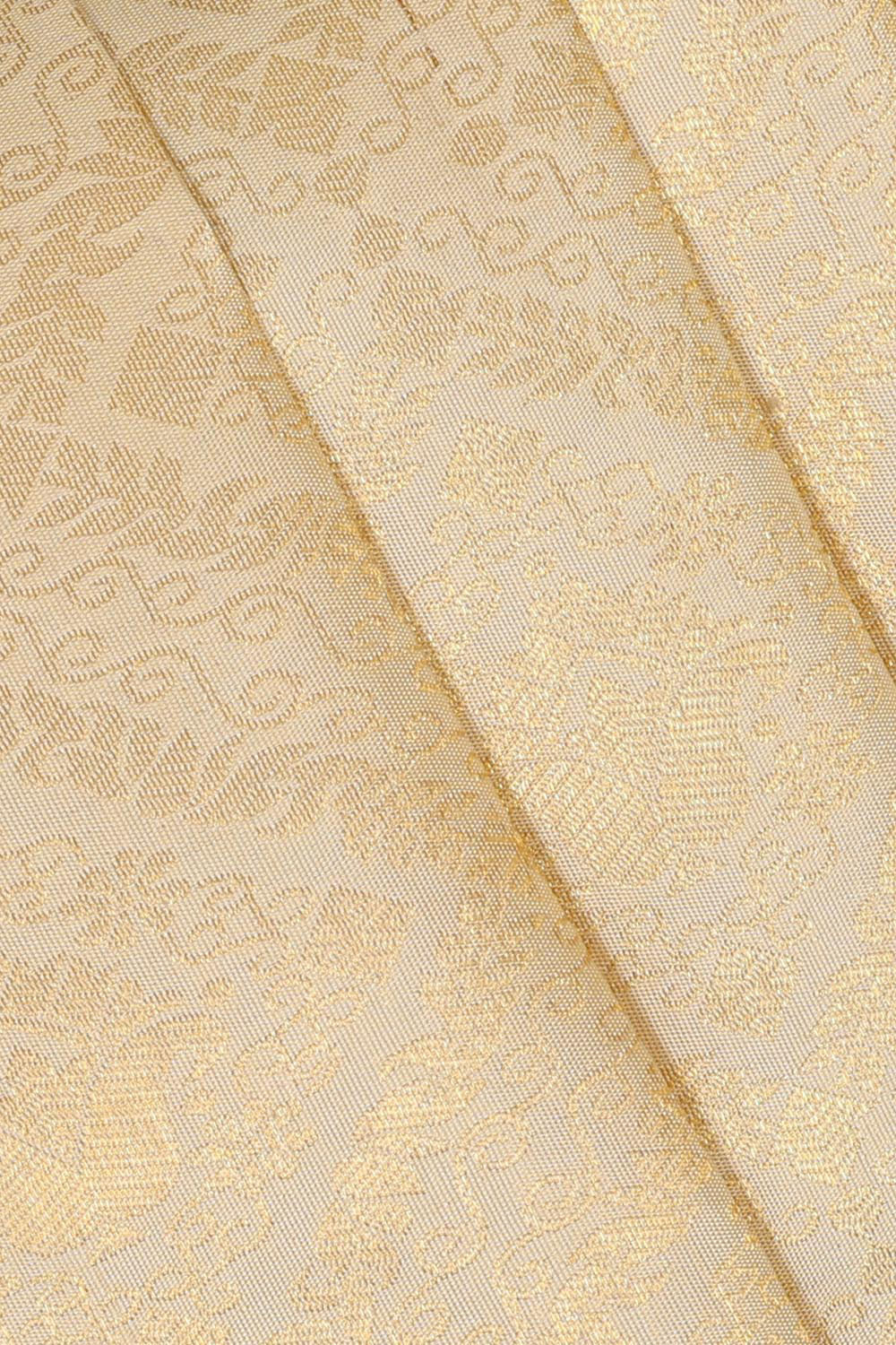 Kanchipattu Cream Brocade Saree