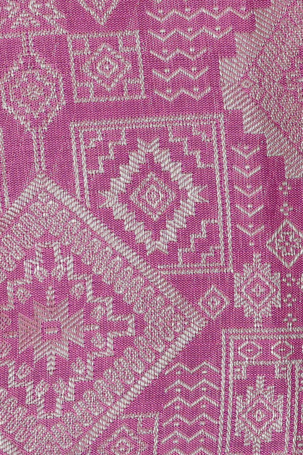 Kanchipattu Pink Brocade Saree