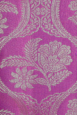 Image of Kanchipattu Lavender Pink Brocade Saree