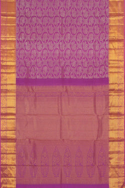 Image of Kanchipattu Lavender Pink Brocade Saree