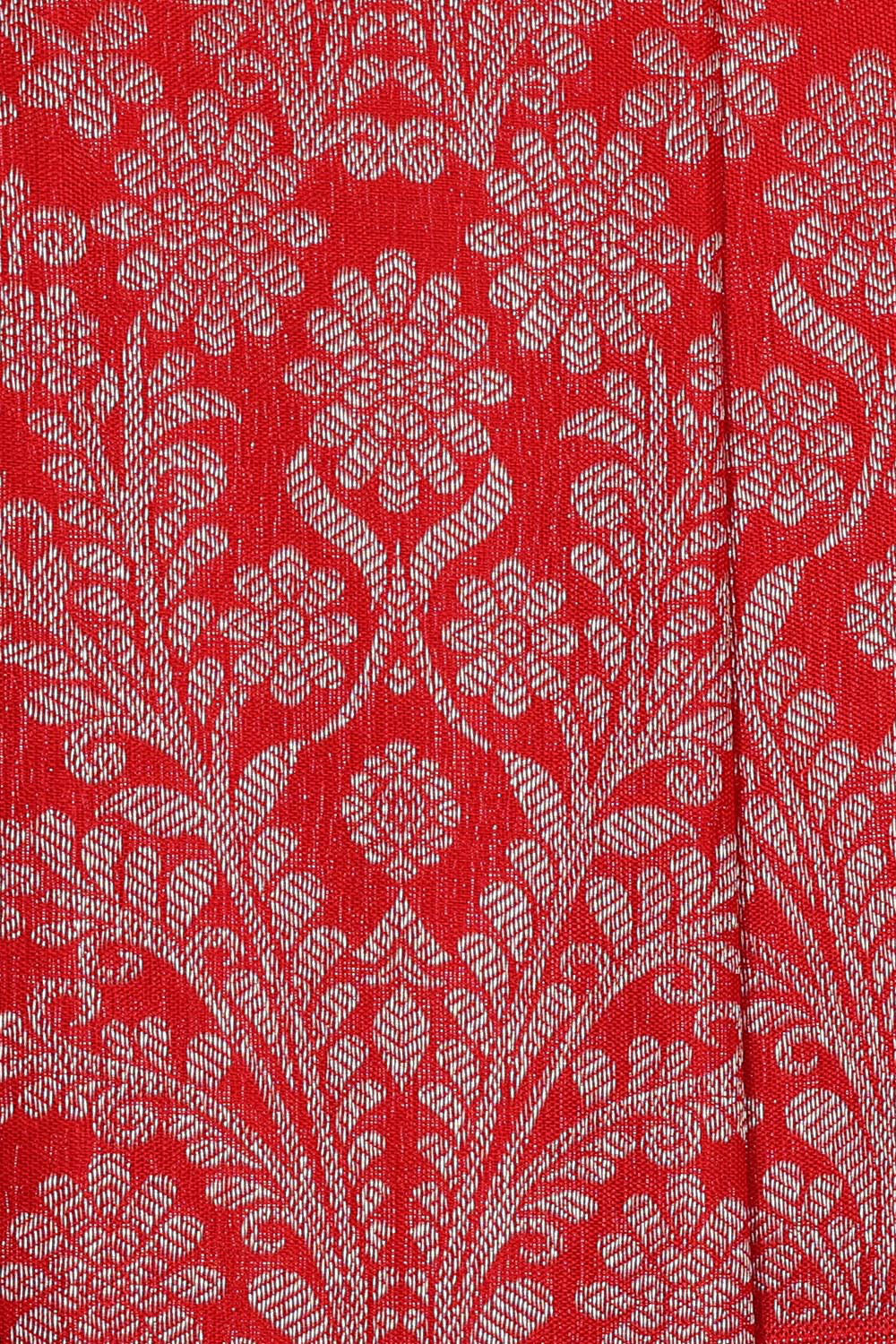 Kanchipattu Red Brocade Saree