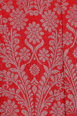 Image of Kanchipattu Red Brocade Saree