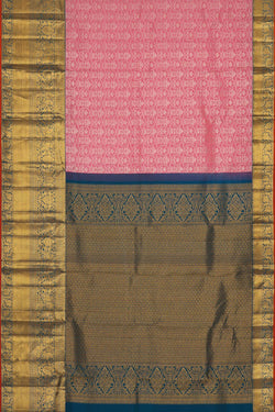 Image of Kanchipattu Pink Brocade Saree