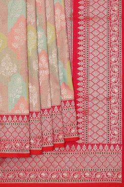 Image of Banarasi Silk Multicolour Saree