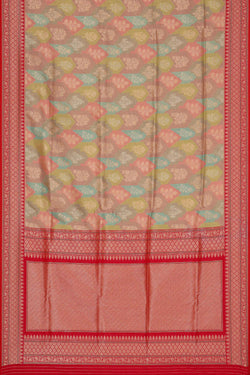 Image of Banarasi Silk Multicolour Saree