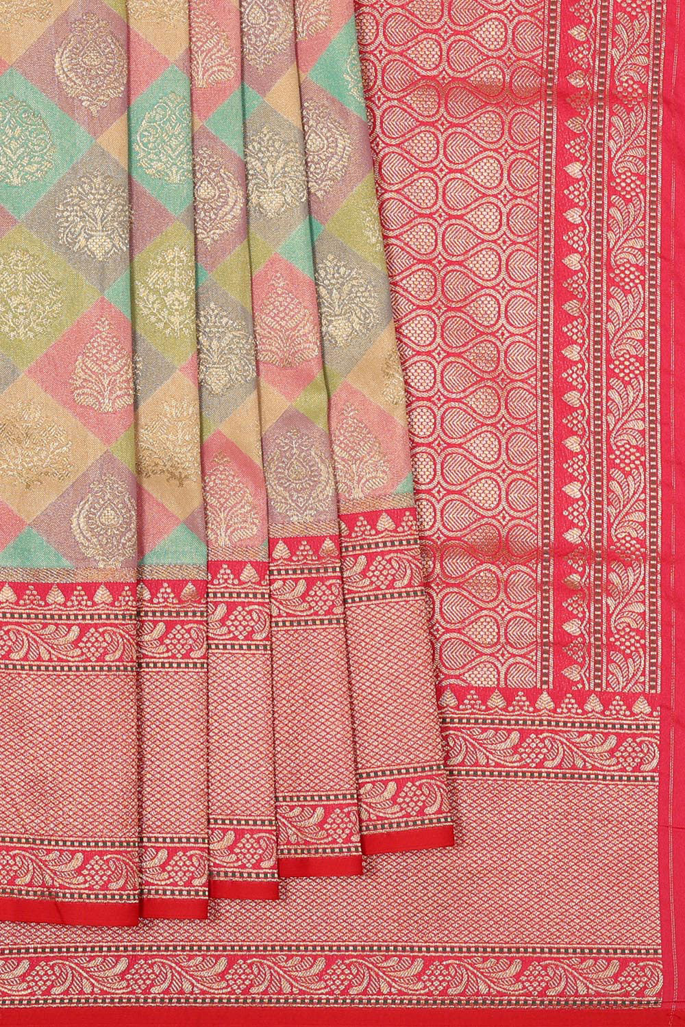 Banarasi Silk Multicolour Saree