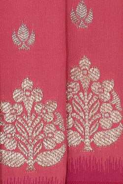 Image of Banarasi Silk Pink Saree