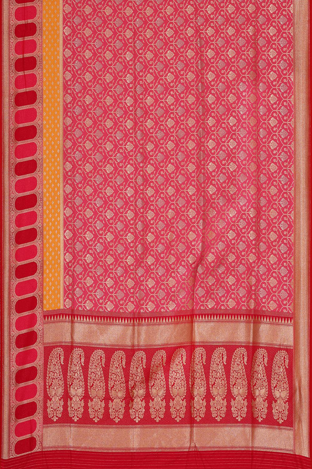 Banarasi Silk Pink Saree