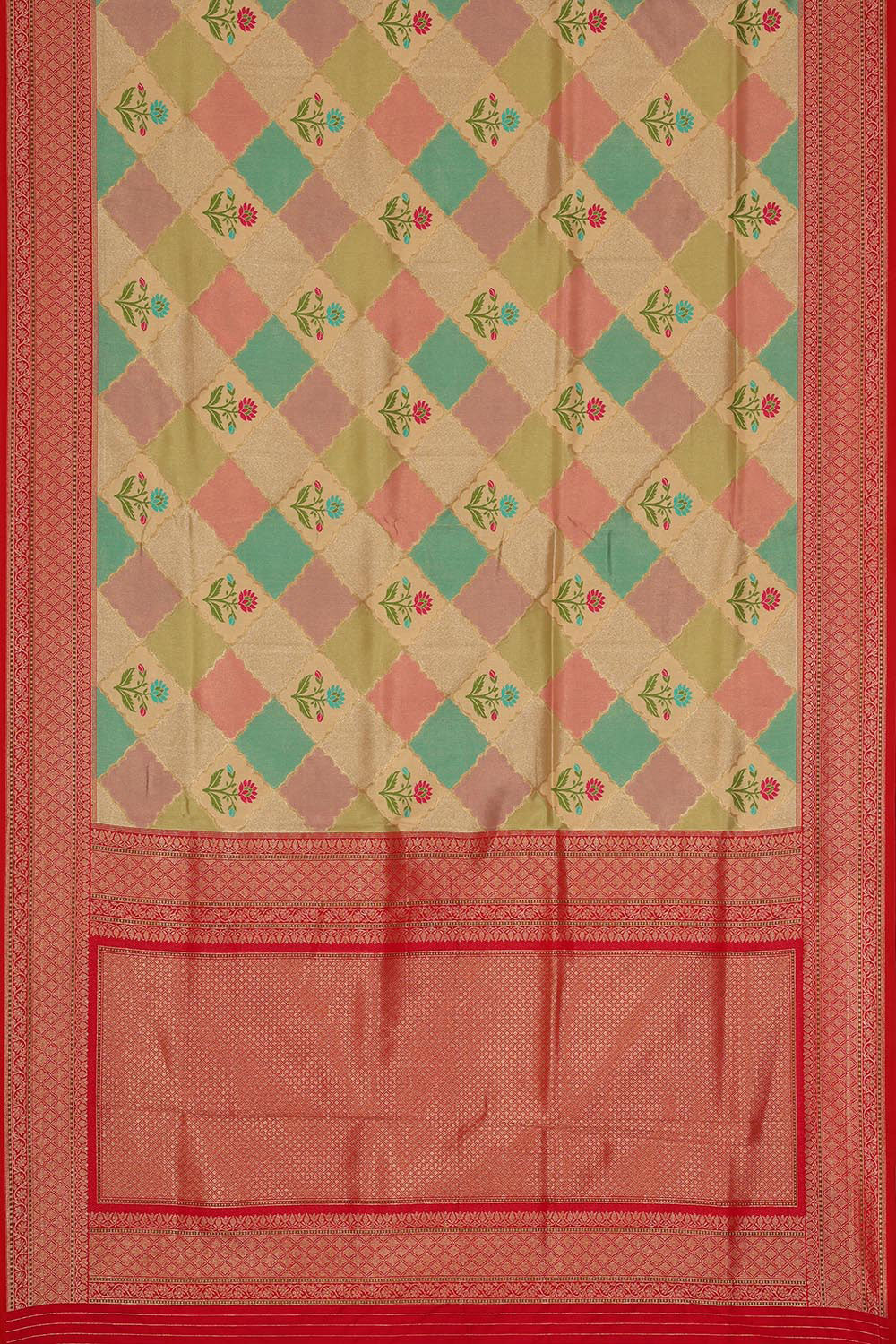 Banarasi Silk Multicolour Saree