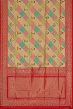 Image of Banarasi Silk Multicolour Saree