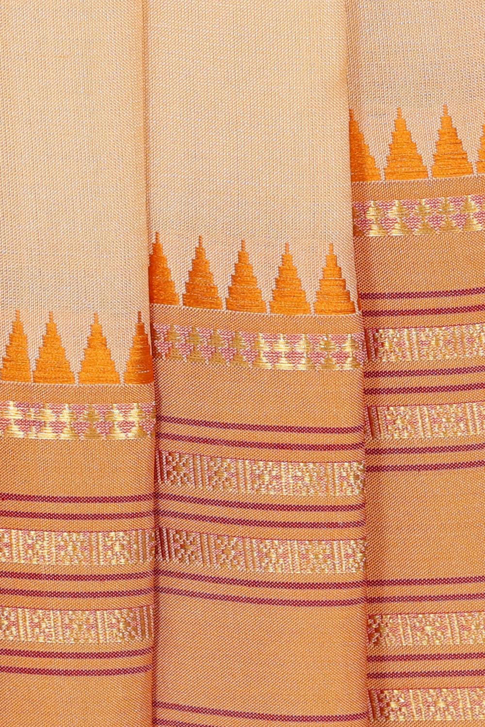 Narayanpet Silk Cream Saree