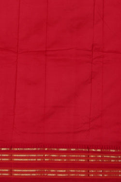 Image of Narayanpet Silk Dark Orange Saree