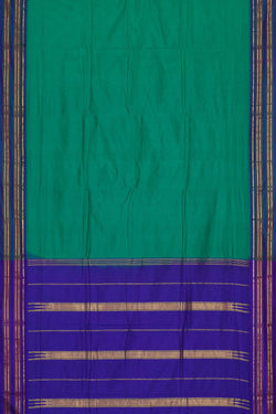 Image of Narayanpet Silk Teal Green Saree