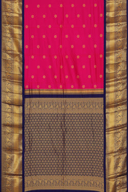 Image of Narayanpet Silk Rani Pink Saree