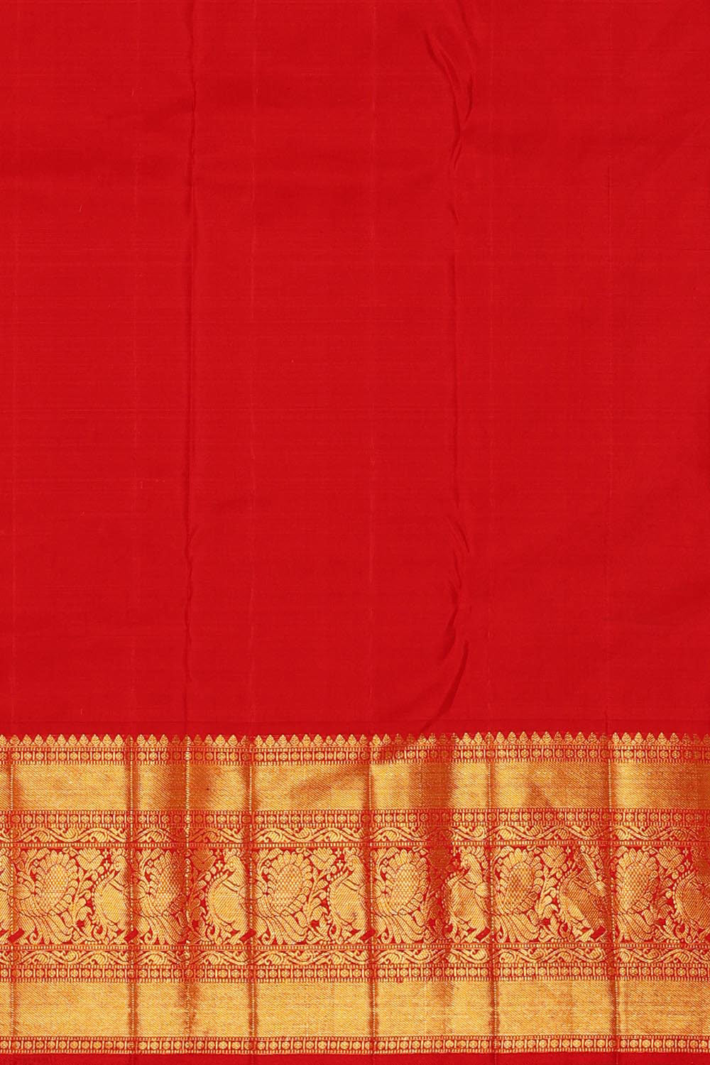 Kanchipattu Red Brocade Saree