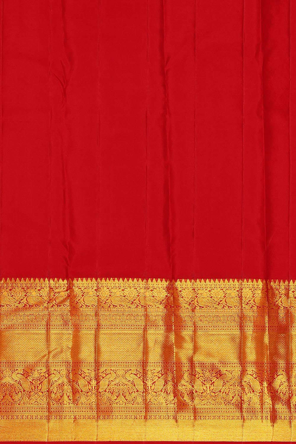 Kanchipattu Cream Brocade Saree