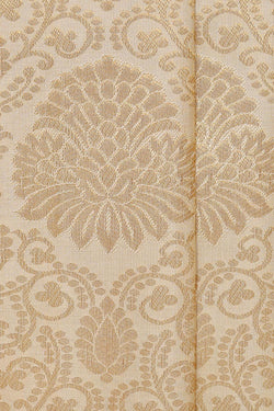 Image of Kanchipattu Cream Brocade Saree