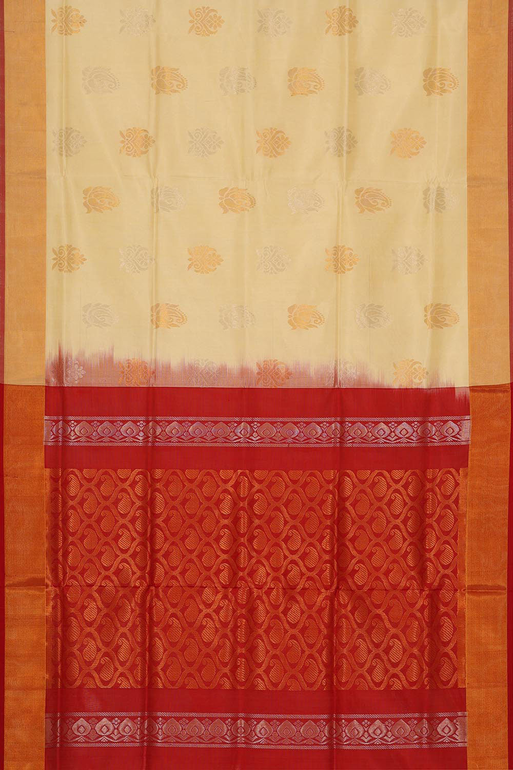 Uppada Silk Cream Saree