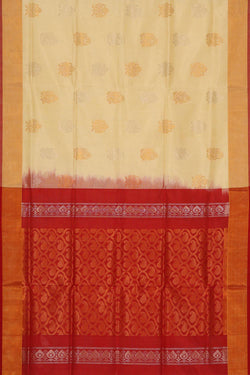 Image of Uppada Silk Cream Saree