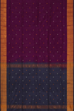 Image of Uppada Silk Purple Saree