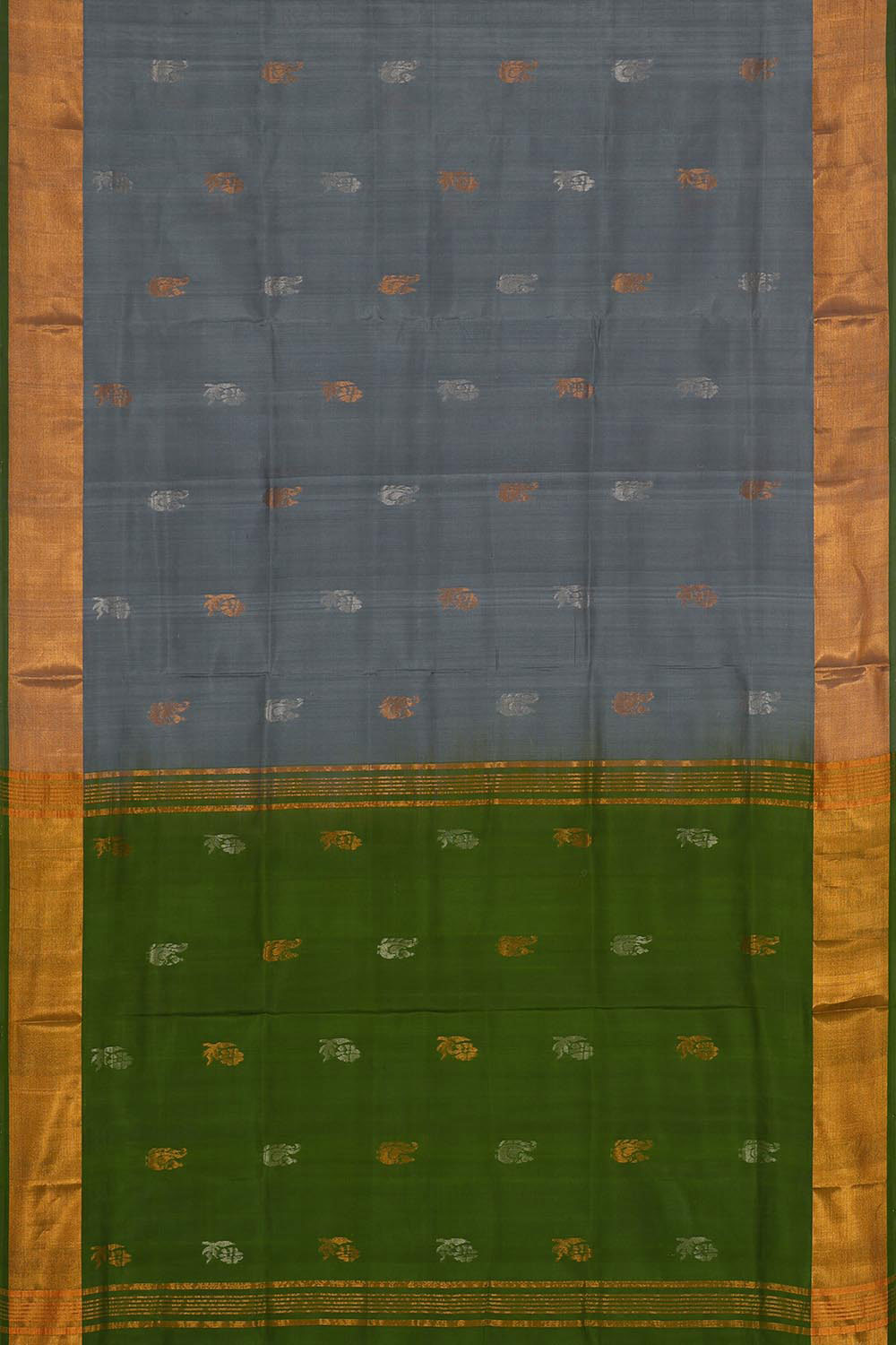 Uppada Silk Grey Saree