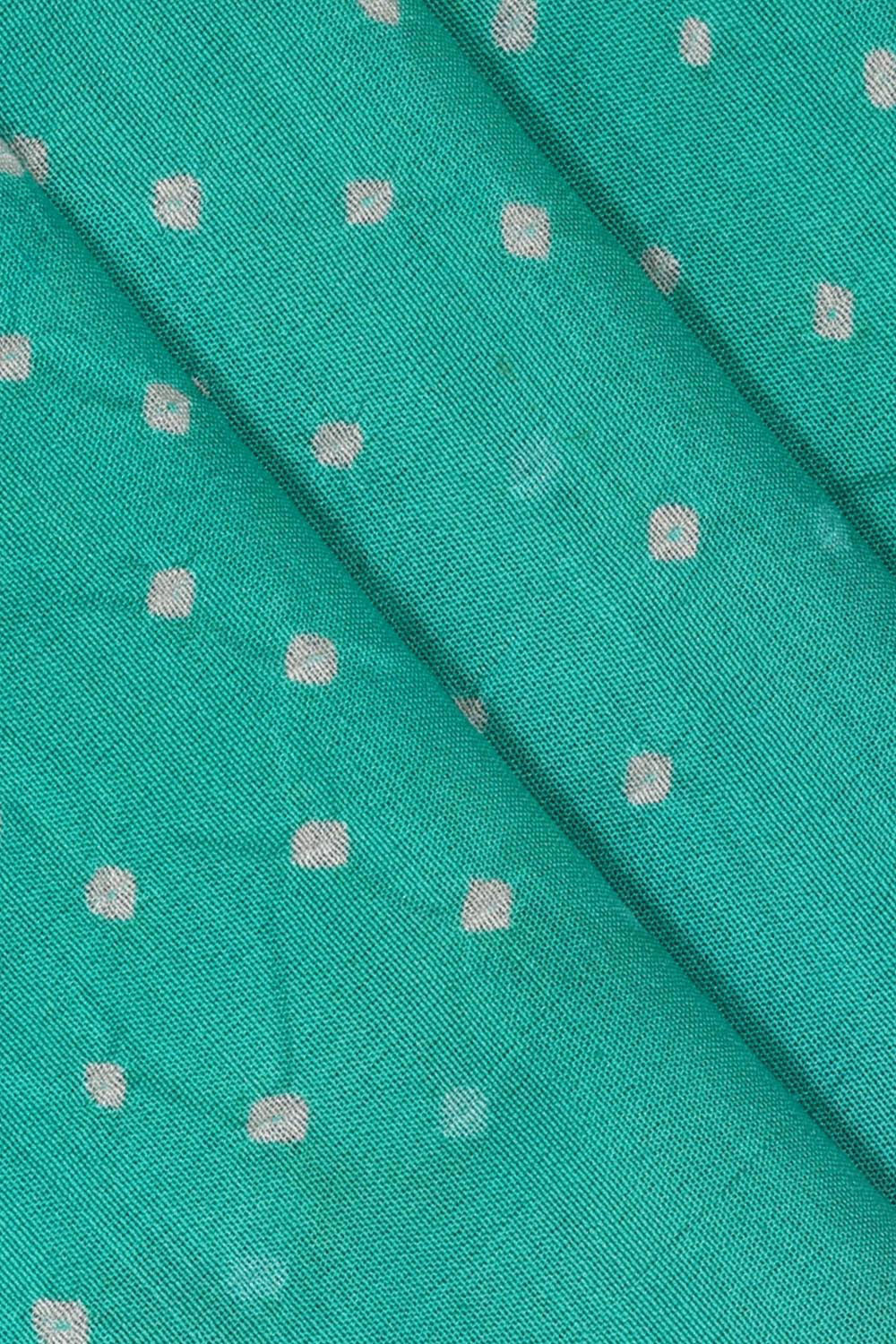 Banarasi Chiniya Sea Green Bandhani Saree