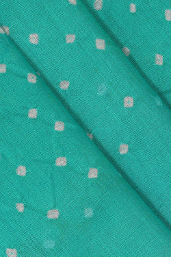 Image of Banarasi Chiniya Sea Green Bandhani Saree