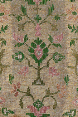 Image of Kanchipattu Gold Tissue Brocade Saree