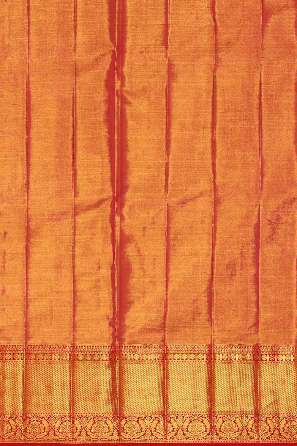 Kanchipattu Peach Tissue Brocade Saree