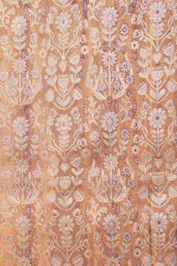 Image of Kanchipattu Tissue Brocade Lavender Saree