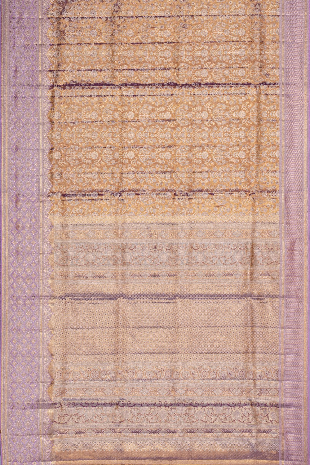 Kanchipattu Tissue Brocade Lavender Saree