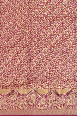 Image of Kanchipattu Cream Tissue Brocade Saree