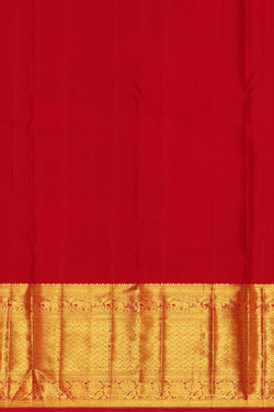 Image of Kanchipattu Red Brocade Saree