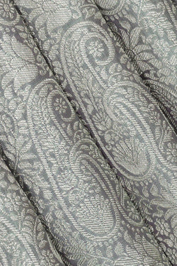 Image of Kanchipattu Grey Brocade Saree