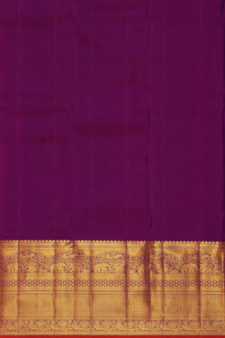 Image of Kanchipattu Parrot Green Brocade Saree