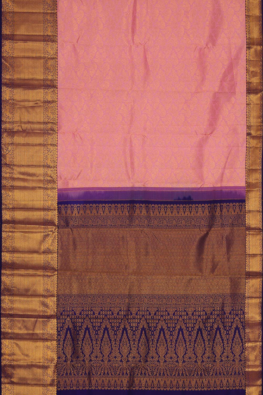 Kanchipattu Light Pink Brocade Saree