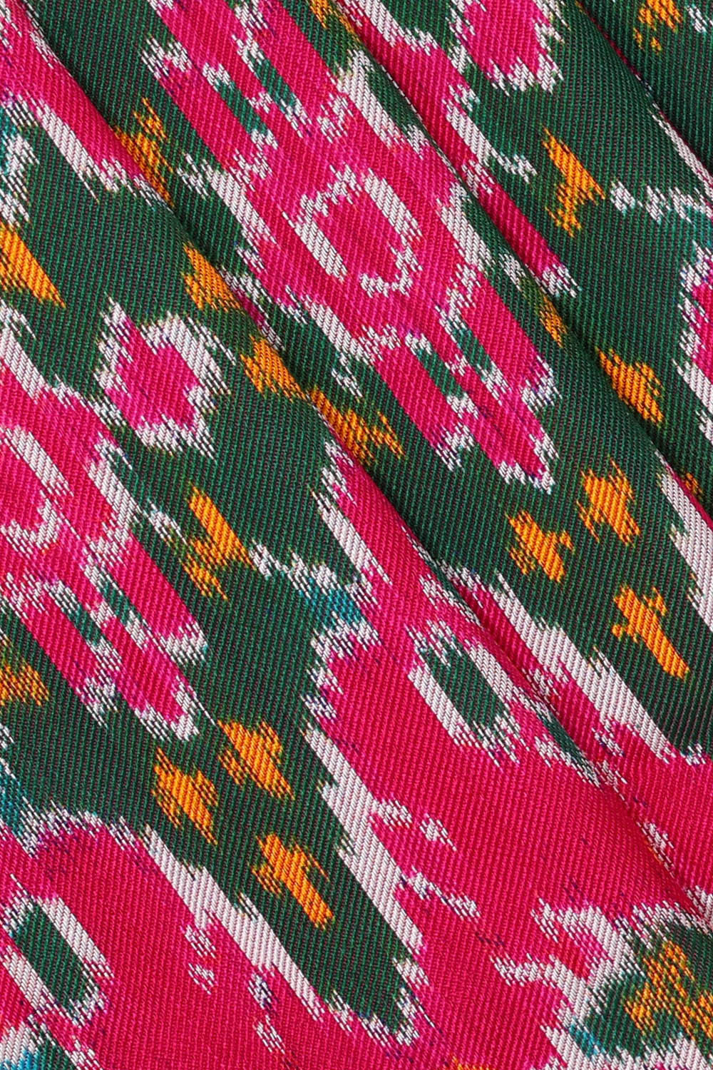 Image of Twill Patola Rani Pink Saree