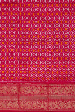 Image of Ikat Green Pavada Unstitched Set