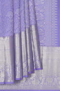 Image of Kanchipattu Lavender Brocade Saree