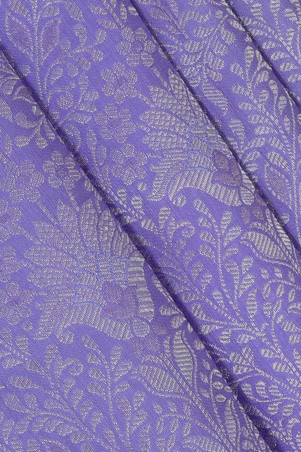 Kanchipattu Lavender Brocade Saree