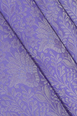 Image of Kanchipattu Lavender Brocade Saree